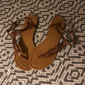 Brown sandals